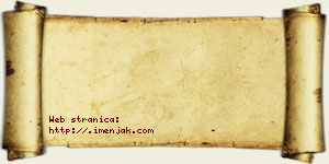 Anastasija Bošnjaković vizit kartica